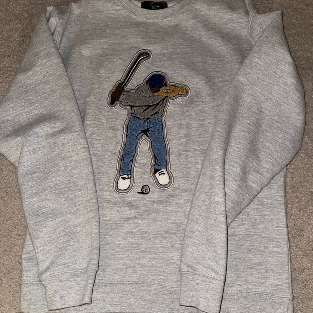 Eastside Golf Crewneck Sweater Grey, Medium